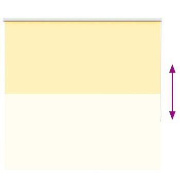 Verdunkelungsrollo Gelb 160x150cm Stoffbreite 156,6cm Polyester