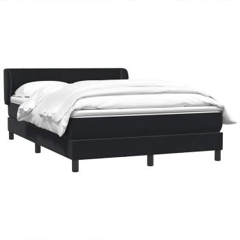 Boxspringbett mit Matratze Dunkelgrün 140x210 cm Samt