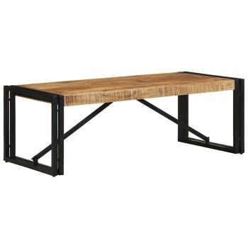 ARDEBO.de - Couchtisch 100x50x35 cm Raues Massivholz Mango
