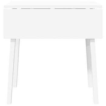 Esstisch Weiß Massivholz Gummibaumholz