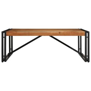 Couchtisch 100x100x35 cm Raues Massivholz Akazie