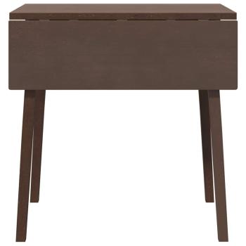 Esstisch Hellbraun Massivholz Gummibaumholz