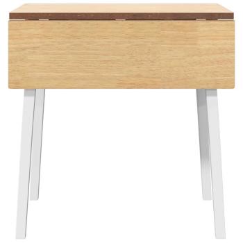 Esstisch Weiß Massivholz Gummibaumholz