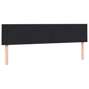 Boxspringbett mit Matratze Schwarz 180x220 cm Samt