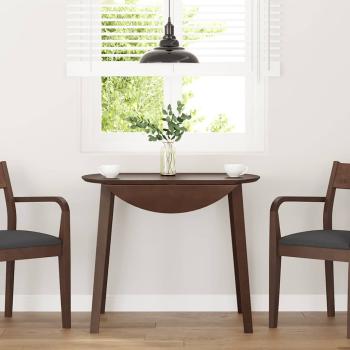 ARDEBO.de - Esstisch Hellbraun Massivholz Gummibaumholz