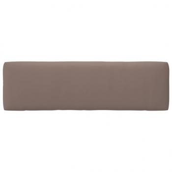 Outdoor-Mittelsofa Paletten Imprägniertes Kiefernholz Grau