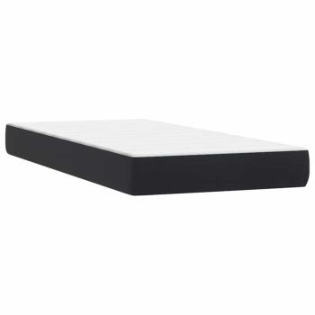 ARDEBO.de - Boxspringbett mit Matratze Schwarz 180x220 cm Samt