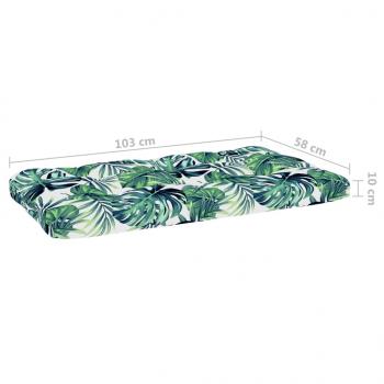 Garten-Mittelsofa aus Paletten Schwarz Kiefernholz Imprägniert