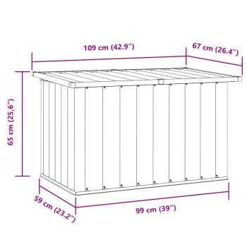 Gartenbox Grün 109x67x65 cm
