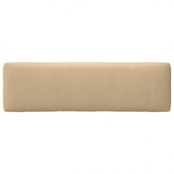 Outdoor-Mittelsofa Paletten Imprägniertes Kiefernholz Grau