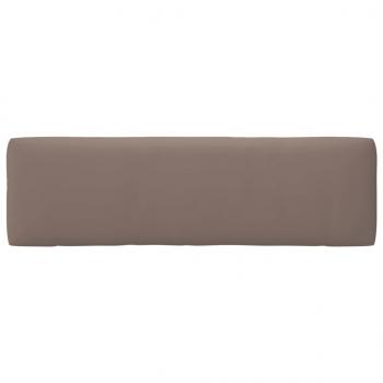 Outdoor-Mittelsofa Paletten Kiefernholz Imprägniert Weiß
