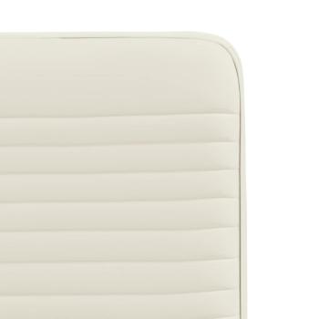 Esszimmerstühle 2 Stk. Creme Samt