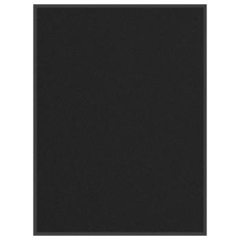 ARDEBO.de - Fußmatte Schwarz 90x120 cm