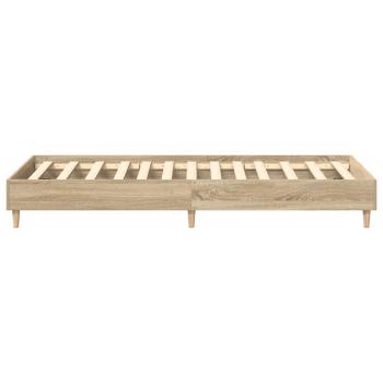 Bettgestell ohne Matratze Sonoma-Eiche 90x200 cm Holzwerkstoff