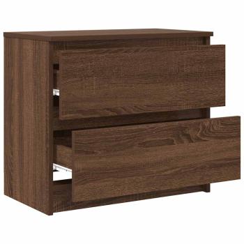 TV-Schrank Braun Eichen-Optik 60x35x54 cm Holzwerkstoff