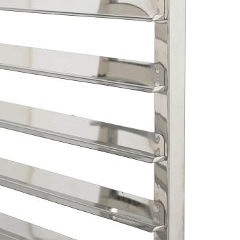 ARDEBO.de - Tablettwagen mit 12 GN-Behältern 75x55x87 cm Edelstahl