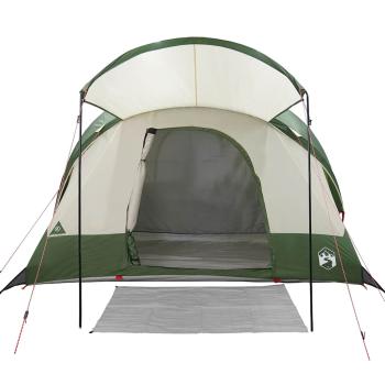 Tunnel-Familienzelt 8 Personen Grün Wasserdicht