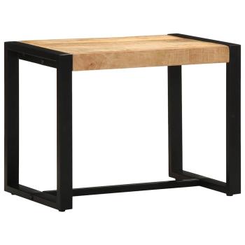 ARDEBO.de - Bank 60x35x45 cm Raues Massivholz Mango