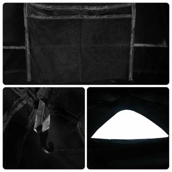 Campingzelt 1 Person Weiß Verdunkelungsstoff Wasserdicht