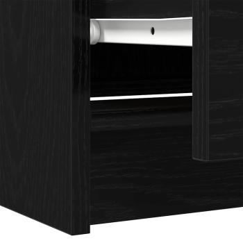 TV-Schrank Schwarz 60x35x54 cm Holzwerkstoff