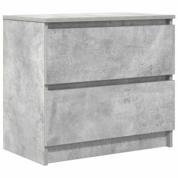 TV-Schrank Betongrau 60x35x54 cm Holzwerkstoff