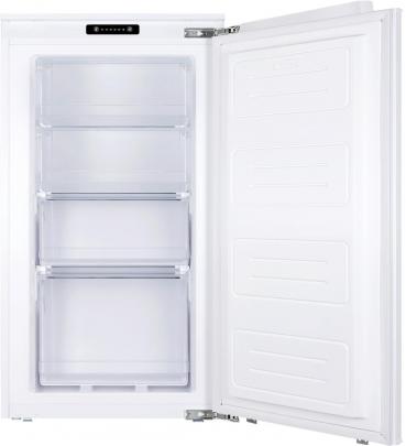 Amica EGS 16183-1 Einbau-Gefrierschrank, Nischenhöhe: 88 cm, 100 L, Festtür-Technik, elektronische Steuerung, Tür-Offen-Alarm, Supergefrierfunktion, Inverter Kompressor, weiß (1195107)