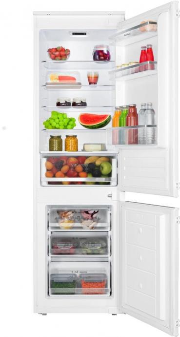 Amica EKGCS 387 921 Einbau-Kühl-/Gefrierkombination, Nischenhöhe: 178 cm, 270 L, Schlepptür-Technik, elektronische Steuerung, Tür-Offen-Alarm, Inverter Kompressor, weiß (1195059)