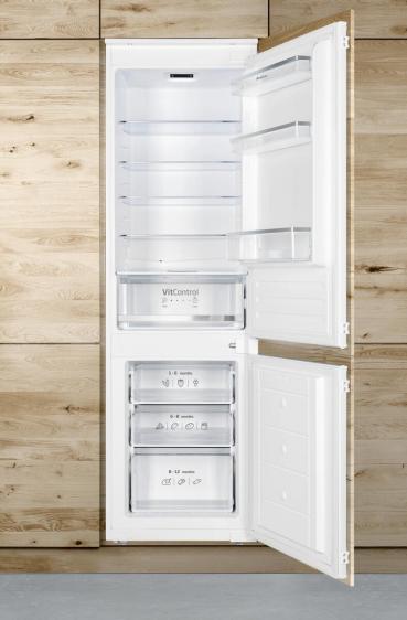 Amica EKGCS 387 921 Einbau-Kühl-/Gefrierkombination, Nischenhöhe: 178 cm, 270 L, Schlepptür-Technik, elektronische Steuerung, Tür-Offen-Alarm, Inverter Kompressor, weiß (1195059)