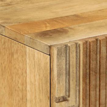 ARDEBO.de - Highboard Braun 60x33x100 cm Massivholz Mango