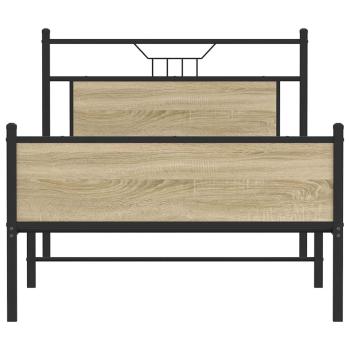 Bettgestell ohne Matratze Sonoma-Eiche 107x203 cm Holzwerkstoff