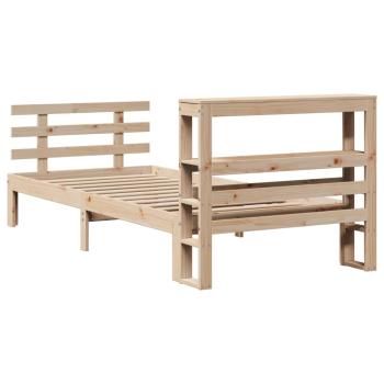 Bettgestell mit Kopfteil ohne Matratze 100x200 cm