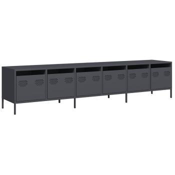TV-Schrank Anthrazit 202x39x43,5 cm Kaltgewalzter Stahl