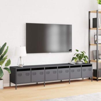 TV-Schrank Anthrazit 202x39x43,5 cm Kaltgewalzter Stahl