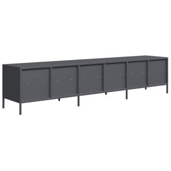 TV-Schrank Anthrazit 202x39x43,5 cm Kaltgewalzter Stahl