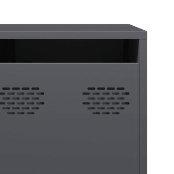 TV-Schrank Anthrazit 202x39x43,5 cm Kaltgewalzter Stahl