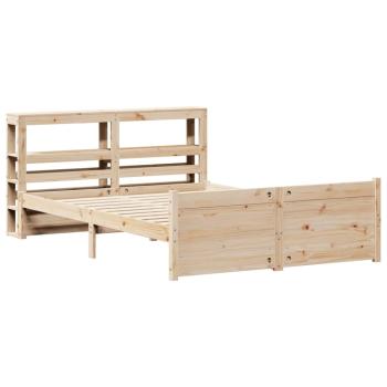 Bettgestell mit Kopfteil ohne Matratze 150x200 cm