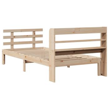 Bettgestell mit Kopfteil ohne Matratze 100x200 cm