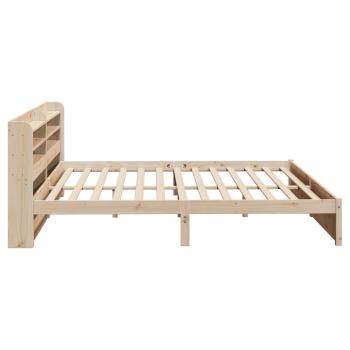 Bettgestell mit Kopfteil ohne Matratze 200x200 cm
