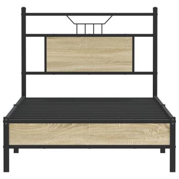 Bettgestell ohne Matratze Sonoma-Eiche 90x190 cm Holzwerkstoff