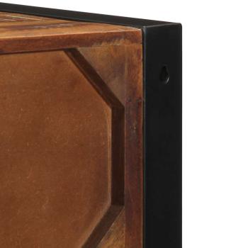 Nachttische 2 Stk. Mehrfarbig 40x35x40 cm Altholz Massivholz