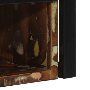 Nachttische 2 Stk. Mehrfarbig 40x35x40 cm Altholz Massivholz