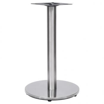 ARDEBO.de - Bistrotisch-Gestell Silbern Ø45x72 cm Edelstahl