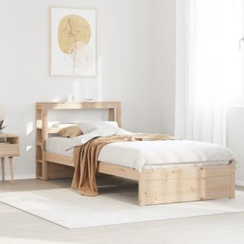 ARDEBO.de - Bettgestell mit Kopfteil ohne Matratze 75x190 cm