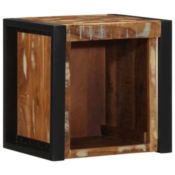 ARDEBO.de - Nachttisch Mehrfarbig 40x35x40 cm Altholz Massivholz