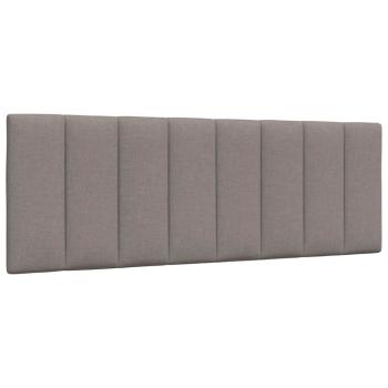 Bettgestell ohne Matratze Taupe 140x190 cm Stoff