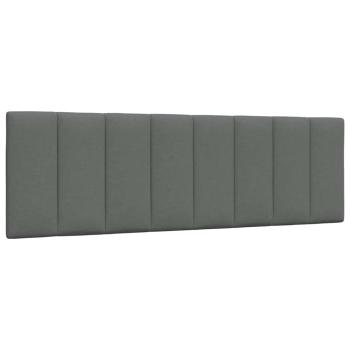 Bett mit Matratze Dunkelgrau 160x200 cm Stoff