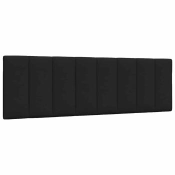 Bett mit Matratze Schwarz 160x200 cm Stoff
