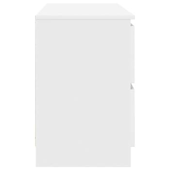 TV-Schrank Weiß 100x35x54 cm Holzwerkstoff