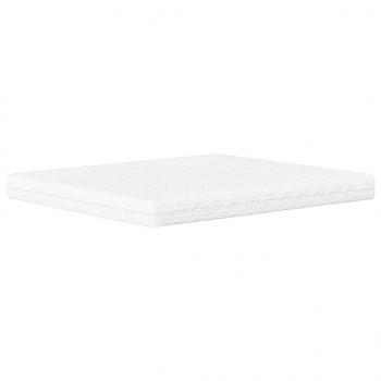 Bett mit Matratze Taupe 180x200 cm Stoff