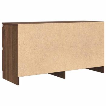 TV-Schrank Braun Eichen-Optik 100x35x54 cm Holzwerkstoff